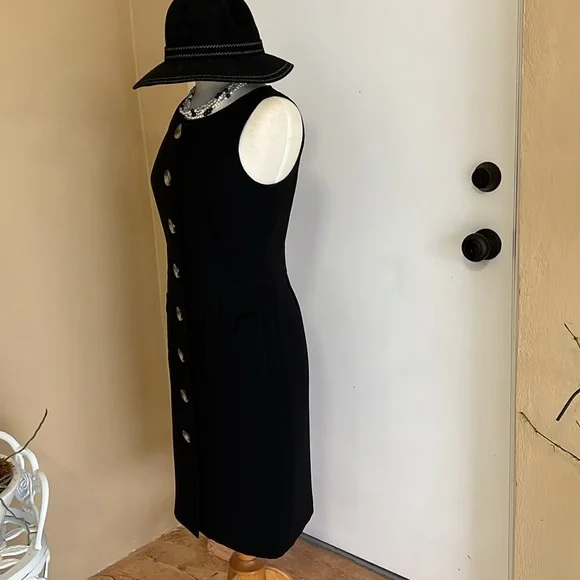 Tahari Arthur S. Levine black dress Size 6🌹 - Picture 4 of 12